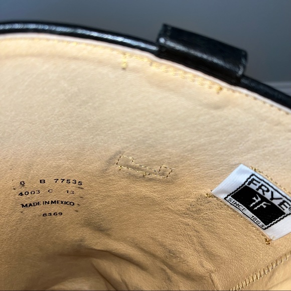 Frye Paige Tall Riding Boot - Black - Size 8 - Picture 16 of 16